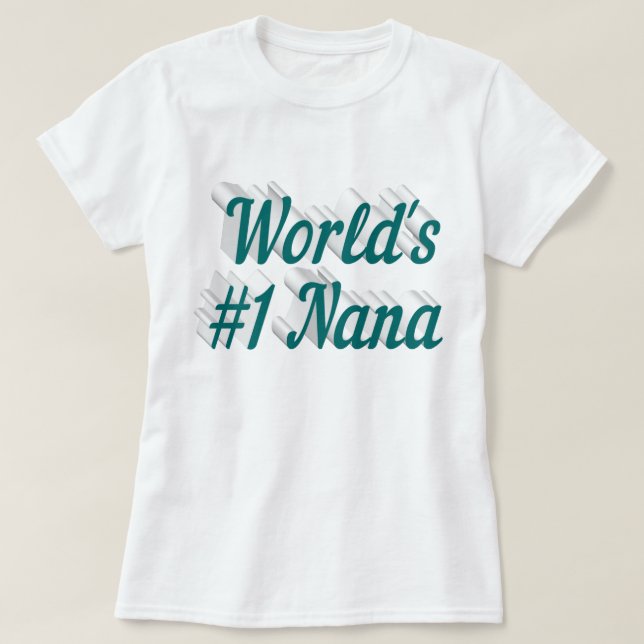 Nana green text T-Shirt (Design Front)