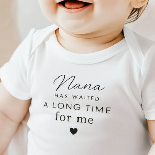 Nana Has Waited Baby Bodysuit Gift