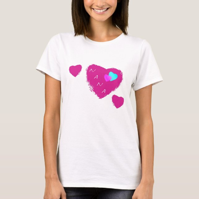 Nana Hearts T-Shirt (Front)