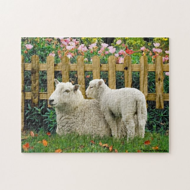"Nana & Her Lamb" Puzzle (Horizontal)