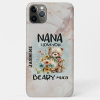 Nana I Love You Beary Much - Personalised Name
