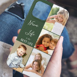 Nana Life is the Best Life 4 Photo Collage Green Case-Mate iPhone Case<br><div class="desc">Custom photo iPhone case for nana (or edit for someone else) with 4 of your favourite pictures. The photo template is set up to display your pics in vertical portrait and square instagram formats. The nana quote reads "Nana Life is the Best Life" which you can edit for someone else...</div>