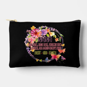 Nana Love Them Spoil Them Snuggle Them Accessory Pouch