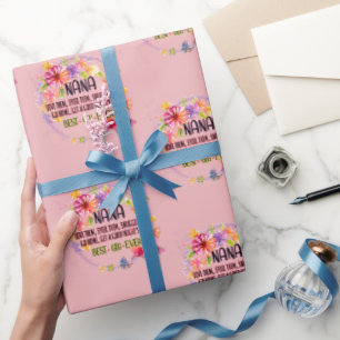 Nana Love Them Spoil Them Snuggle Them Wrapping Paper