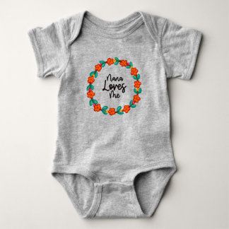 Nana loves me baby bodysuit