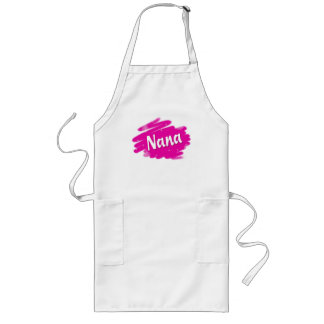 Nana Loves Pink Long Apron