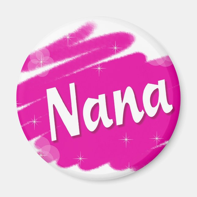 Nana Loves Pink Magnet (Front)