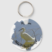 Nana Makes World Beautiful White Egret Grandmother