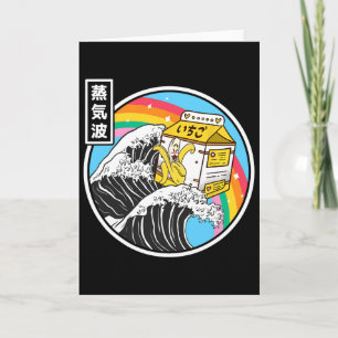 Nana Milk Surfing Kanagawa Wave Kawaii Anime Vapor Card