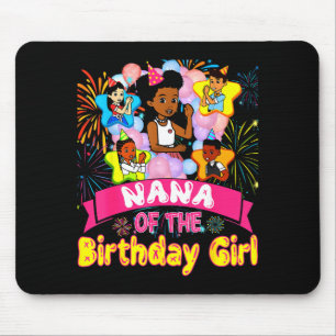 Nana Of Birthday Girl Gracie Birthday Dolls Girl P Mouse Mat