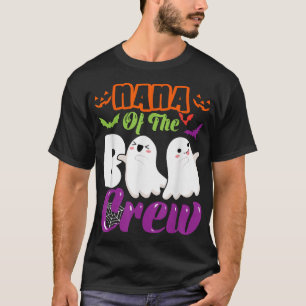  Nana Of Boo Halloween Crew Costume Boo  T-Shirt