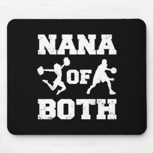 Nana Of Both Funny Sketll And Cheer Nana Mouse Mat