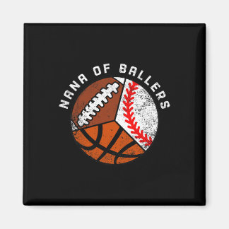 Nana Of Byllers Fun Bysebyll Bysketbyll Footbyll N Magnet