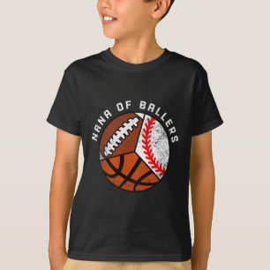 Nana Of Byllers Fun Bysebyll Bysketbyll Footbyll N T-Shirt