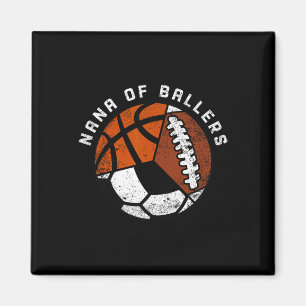 Nana Of Llers Funny Soccer Sketll Footll Nana Magnet