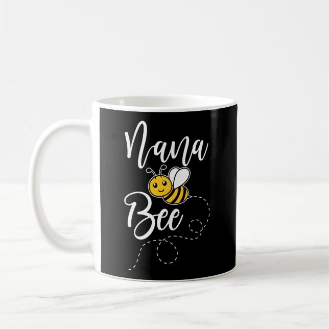 Nana Of The Bee Day Hive Family Sweet Coffee Mug (Left)
