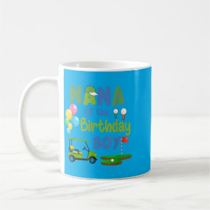 Nana Of The Birthday Boy Hole In One Golf Sport Coffee Mug