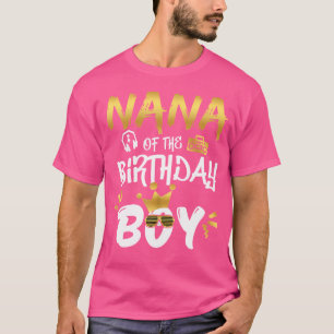Nana Of The Birthday Boy Notorious One Old School T-Shirt