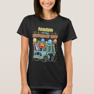 Nana of the Birthday Boy Recycling Trash Eco Famil T-Shirt