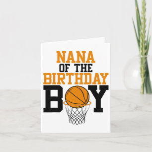 Nana Of The Birthday Boy Sketll Family Birthday Card