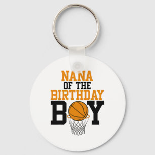 Nana Of The Birthday Boy Sketll Family Birthday Key Ring