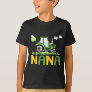 Nana Of The Birthday Boy Tractor Farm Truck Matchi T-Shirt