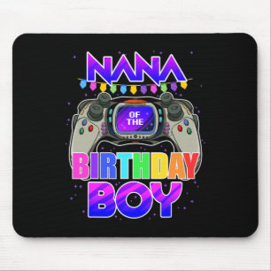 Nana Of The Birthday Boy Video Gamer Mouse Mat