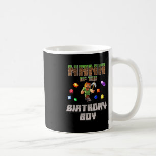 Nana Of The Birthday Boy Video Gamer Pixel Number  Coffee Mug