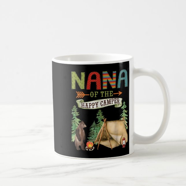 Nana Of The Happy Camper First Birthday Camng  Coffee Mug (Right)