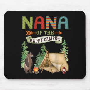 Nana Of The Happy Camper First Birthday Camng  Mouse Mat