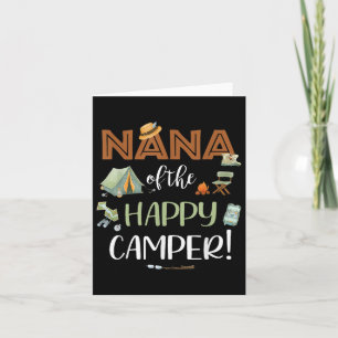 Nana Of The Happy Camper First Birthday Camping Mo Card