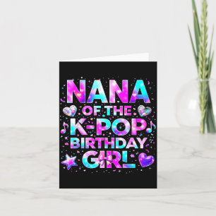 Nana of The K-p Birthday Girls Korean Music Card