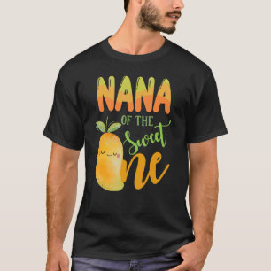 Nana Of The Sweet One 1st Birthday Mango Family T-Shirt