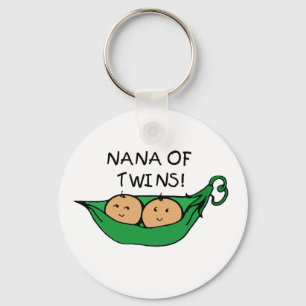Nana of Twins Pod Key Ring