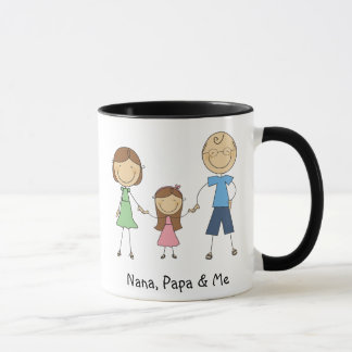 Nana Papa and Me Mug