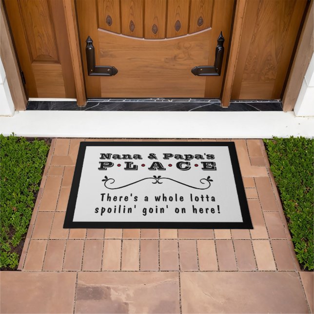 Nana & Papa's Place Whole Lotta Spoilin' Goin' On Doormat (Outdoor)