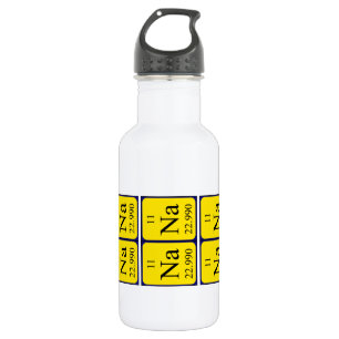 Nana periodic table name water bottle