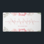 Nana Personalised Floral Desk Mat<br><div class="desc">Let your Nana know how much you love her with this personalised watercolor floral desk mat!</div>