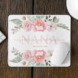 Nana Personalised Floral Mousepad<br><div class="desc">Let your Nana know how much you love her with this personalised watercolor floral mousepad!</div>