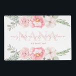 Nana Personalised Floral Placemat<br><div class="desc">Let your Nana know how much you love her with these personalised watercolor floral place mats!</div>