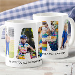 NANA Photo Collage Letter Cutout Grandkids Names Coffee Mug<br><div class="desc">NANA photo mug, personalised with 4 of your favourite photos and your custom message and/or grandkids name(s). This design has photo letter cutout typography forming the word "NANA" and the photo template will create this for you automatically. If you do have any problems with your pictures displaying nicely, try uploading...</div>