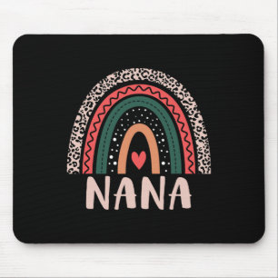 Nana Rainbow Grandma Grandmother Women Mothers Day Mouse Mat