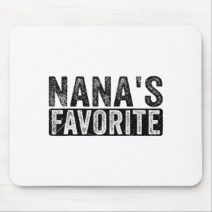 Nana’s Favorite Cute Family Granhild Quote Proud G Mouse Mat