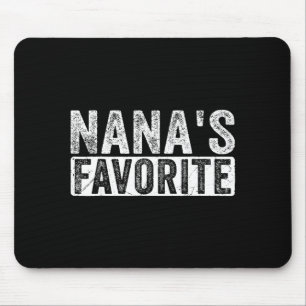 Nana’s Favorite Cute Family Granhild Quote Proud G Mouse Mat