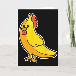 Nana Shaped Chicken Nana  Card