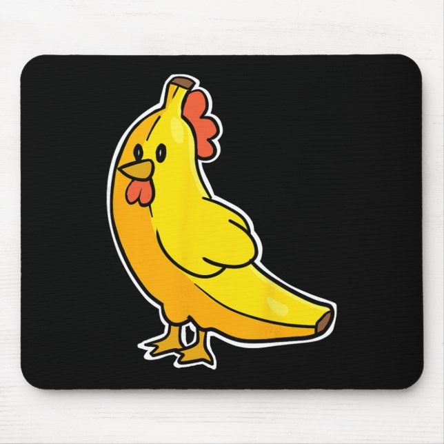Nana Shaped Chicken Nana  Mouse Mat (Front)