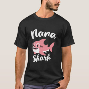 Nana Shark Mother s Day Grandma Funny  T-Shirt