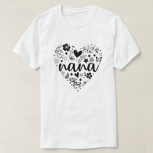 Nana Shirt, Nana Heart Shirt, Nana Tee, Grandma T-Shirt