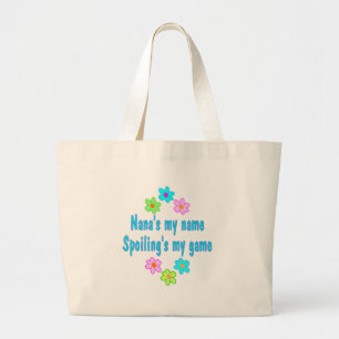 Nana Spoils Large Tote Bag