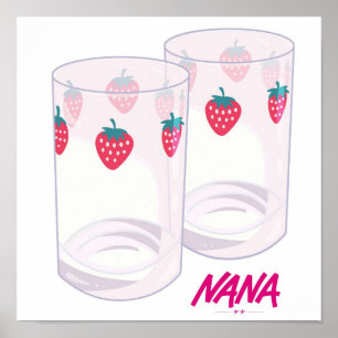 Nana  Strawberry glasses Poster